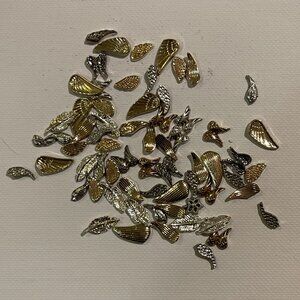 Memory locket floating charms Wings and Feathers